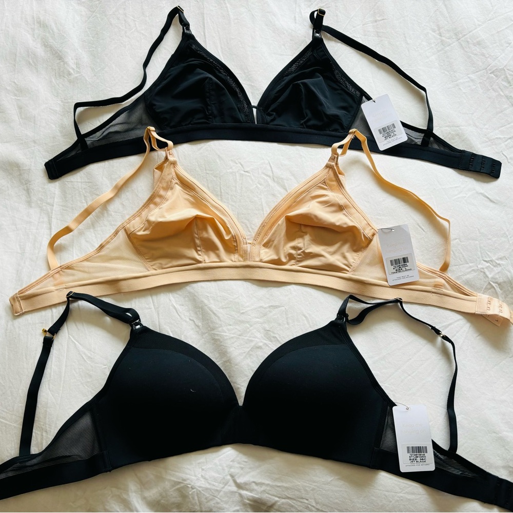 LIVELY Nursing Bras NWT X3